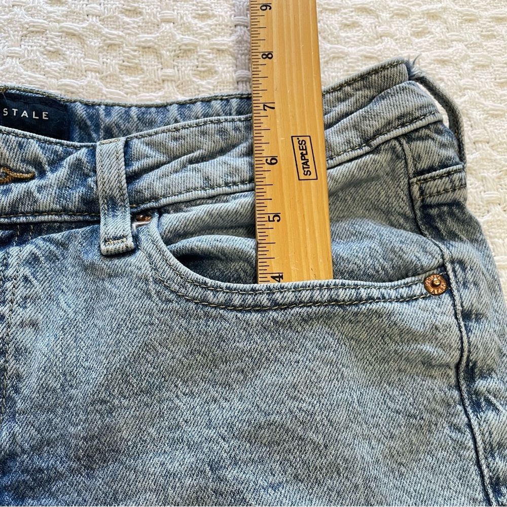 Aeropostale Mid Rise Ankle Straight Jeans - Blue~ Size 10 R Great for casual - Picture 9 of 12